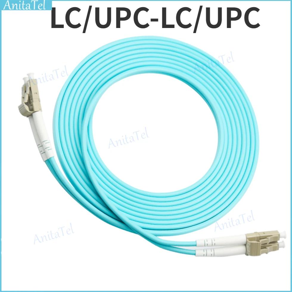 LC/UPC-LC/UPC OM3 1 Ƽ  3.0mm 10G  ġ ڵ ÷ MM 50/125um PVC  Ǵ Ŀ   , 10 , ǰ